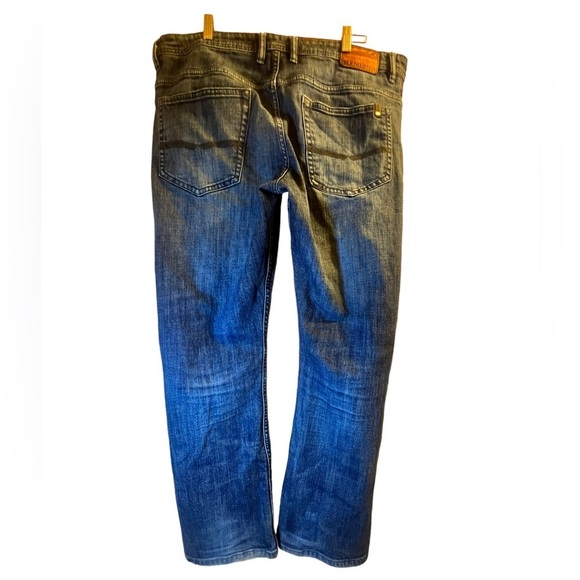 🦬BUFFALO David Bitton Jeans Jack-X Slim Straight Stretch Size 36 x 30 - Picture 8 of 8